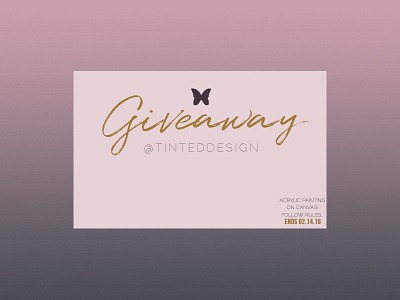 Tinted Design | Giveaway art artist designer giveaway graphic design graphic designer tinted design web design web designer