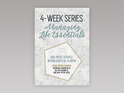 STEM Church | Life Essentials Series Poster