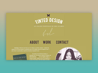 Tinted Design Re-brand (2017) branding layout rebrand tinted design web design website website design website layout