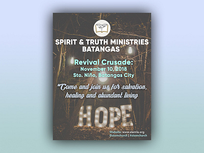 STEM Church | BATANGAS - Revival Crusade Poster