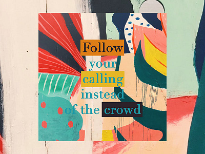 PCM Design Challenge | Follow Your Calling art artwork church design graphic design pcmchallenge prochurchmedia social media typography