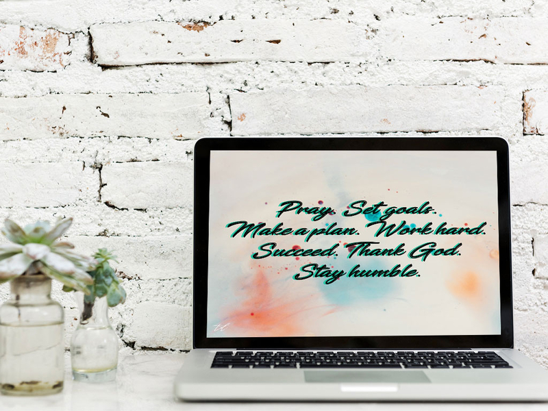 DRESS UP YOUR TECH! - Tinted Design Motto art artwork design desktop graphic design typography wallpaper