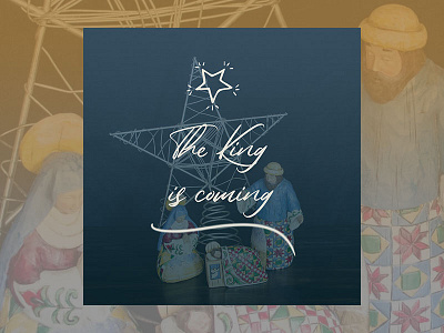 PCM Design Challenge | The King Is Coming art artwork christmas church design graphic design pcmchallenge prochurchmedia social media typography