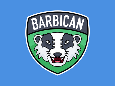 Barbican Badgers badger barbican logo mybuilder sports