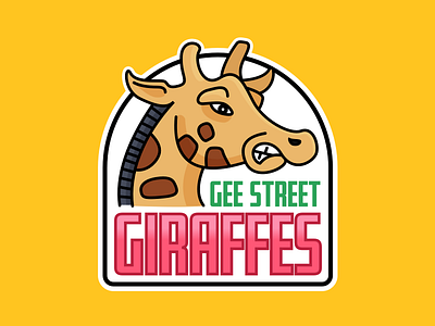 Gee Street Giraffes giraffe logo mybuilder sports