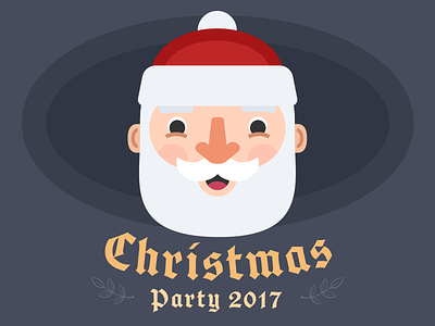 Christmas Party Poster [WIP] christmas illustration santa wip