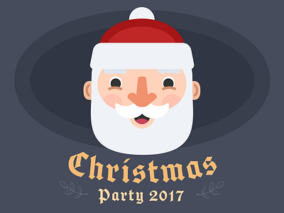 Christmas Party Poster [WIP] christmas illustration santa wip