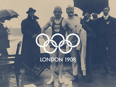 London Olympic Games 1908 - 2 1908 futura london olympics photograph