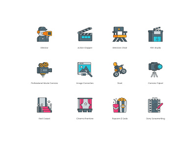 Video Production Icon Set