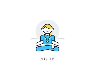Yoga Icons filled outline icon meditation mindfulness namaste relaxing yoga yoga guru