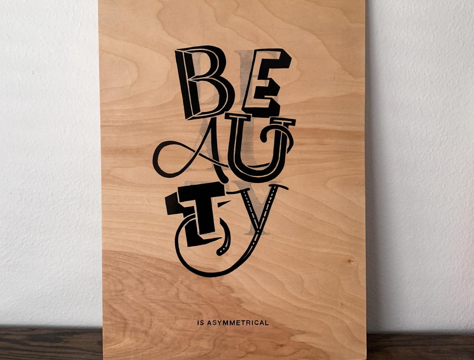 Beauty Hand Painted Sign by Jenn Frost on Dribbble