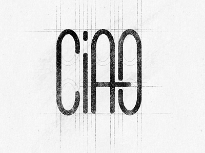 Ciao Concept Sketch blackandwhite design hand drawn hand lettered hand lettering lettering letters procreate sketch sketchbook typography