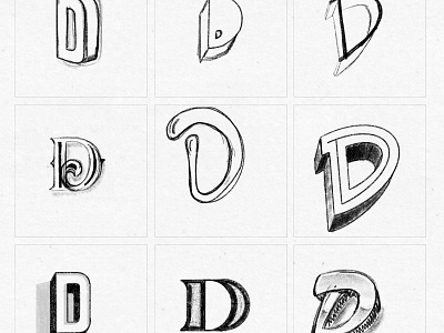 Thumbnails blackandwhite design hand drawn hand lettered hand lettering lettering letters procreate sketch sketchbook typography