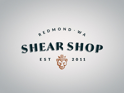 Redmond Shear Shop | Small Business Branding barber shop branding barber shop logo hair salon logo hair stylist branding hand lettered logo local business logo