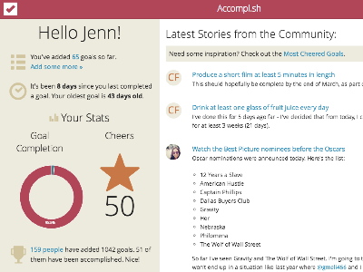 Accompl.sh Dashboard