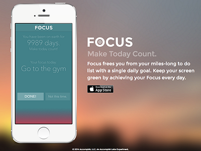 Focus App Site