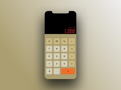 Daily UI 004 Calculator calculator daily dailyui design ui ux