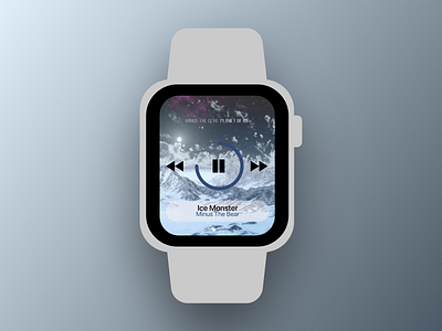 Daily UI 009 Music Player 009 app design apple watch daily dailyui design music player ui ux