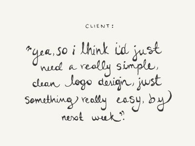 The Freelance Designer's Guide to: cont. clients freelance hand lettered illustration logo love magical red flags salmon simple