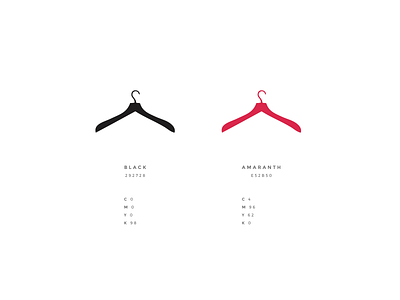 Brand Guide Snippet brand guide colors hangers love minimal pink typography