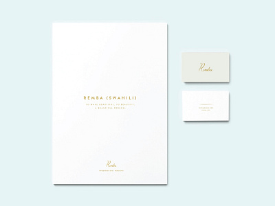 Remba branding design hand lettering love pastel