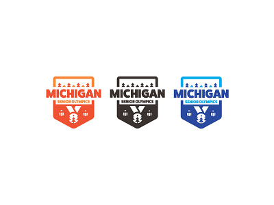 MICHIGAN badge brand clean identity logo love michigan olympics senior