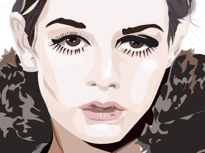 Twiggy art designer digital fashion graphic graphic design icon illustration illustrator model twiggy vector