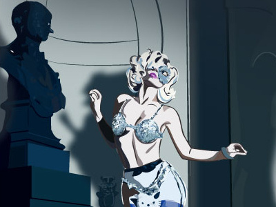 Lady Gaga art designer digital fashion graphic graphic design icon illustration illustrator lady gaga model vector