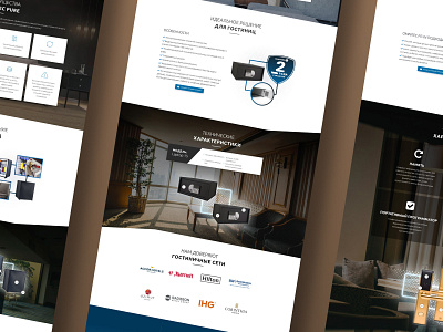 Web Site: Hotel Supplies branding cool design graphic inspiration interface landing page ui ux web