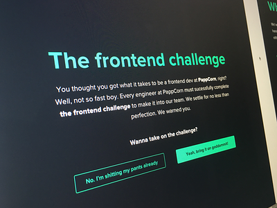 The Frontend Challenge