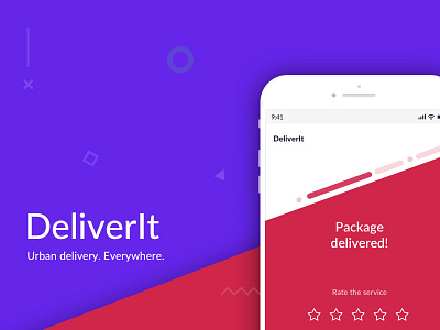 Urban delivery app delivery app hackaton landing page mobile mobile app