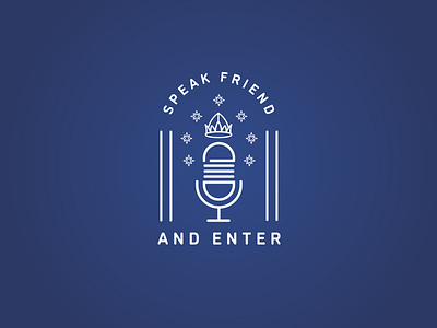 Speak Friend & Enter - refresh branding fantasy identity logo lord of the rings podcast tolkien