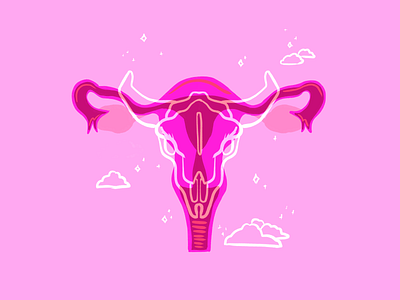 when you mess with the bull, you get the horns abortion bull feminism illustration my body my choice reproductive rights roe v wade uterus womens rights