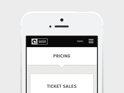 Queue Mobile mobile music venues pr queue responsive design ticketing