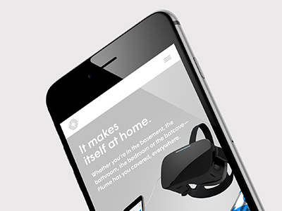 Plume Mobile art direction character mobile plume pre order responsive design website layout