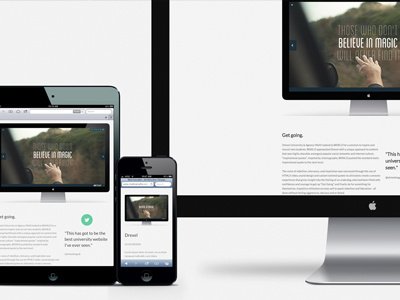 New site coming soon.. cinema ipad iphone portfolio responsive responsive design