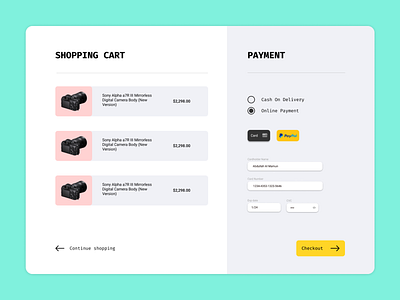 Credit Card Checkout Page - Daily UI Challenge 002 app checkout dailyui design graphic design ty typography ui