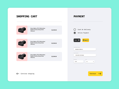 Credit Card Checkout Page - Daily UI Challenge 002