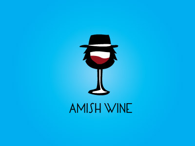 Amish Wine amish beard design dribbble illustrator margaret haag pennsylvania wine wine contest