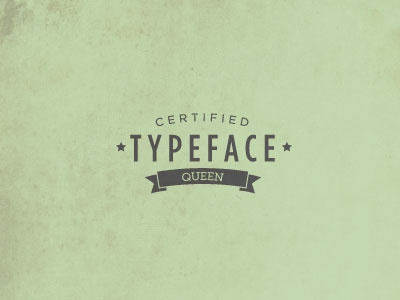 Typeface Queen graphic design margaret haag mhstudios typography