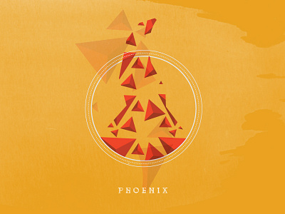 State Capitol Badge Project - Phoenix, AZ arizona badge bird capital capitol fire flame phoenix red