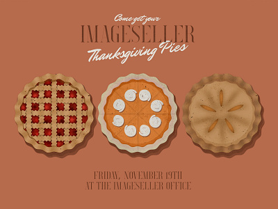 Thanksgiving Pies design ill illustration pies texture thanksgiving vector