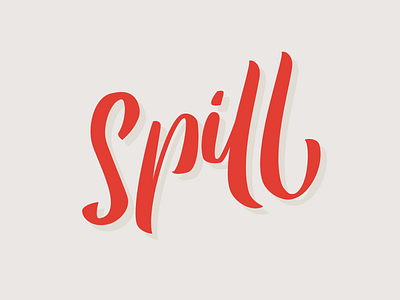 Spill branding graphic design logo ui vector