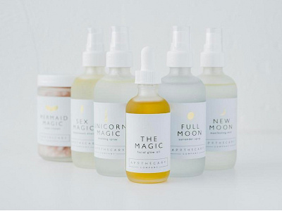 Apothecary Company Branding branding design gold foil icons logos packaging typography