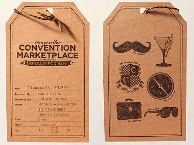 2013 Convention design illustration invitation