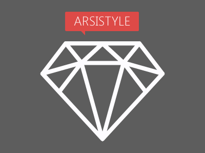 Avatar arsistyle diamond flatdesign