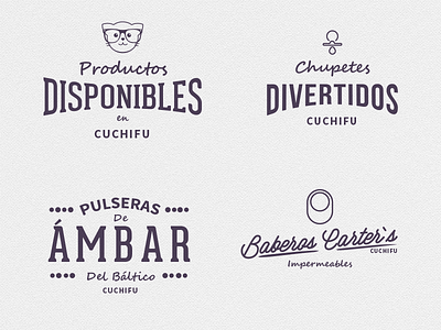 Logos Productos Cuchifu logo logo type logos typography logo