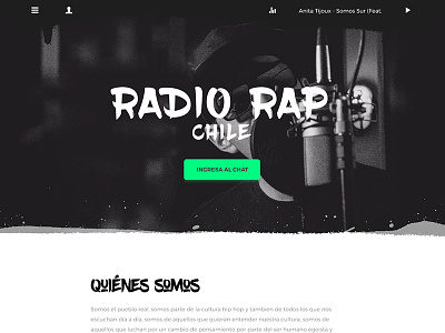 Radio Rap Chile 2017 (Sitio en proceso) hip hop hip hop radio radio web rap rap radio web design