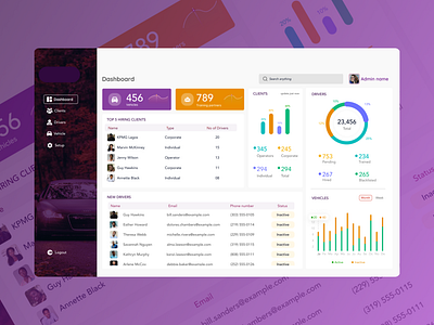 Driver Management Dashboard-Overview