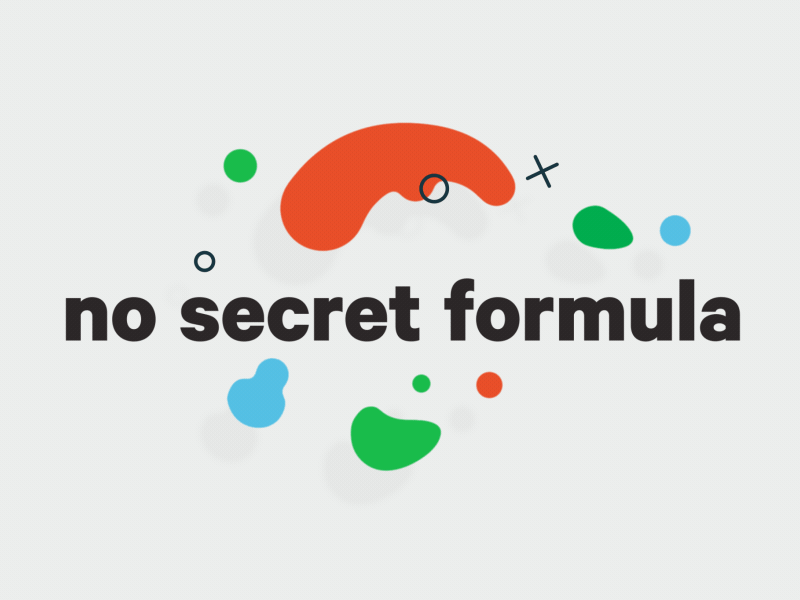 Secret Formula after effects animation circle design gif liquid loop motion simple text